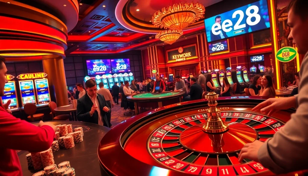 Experience the thrill of high-stakes roulette at e28 casino, where every spin brings excitement.